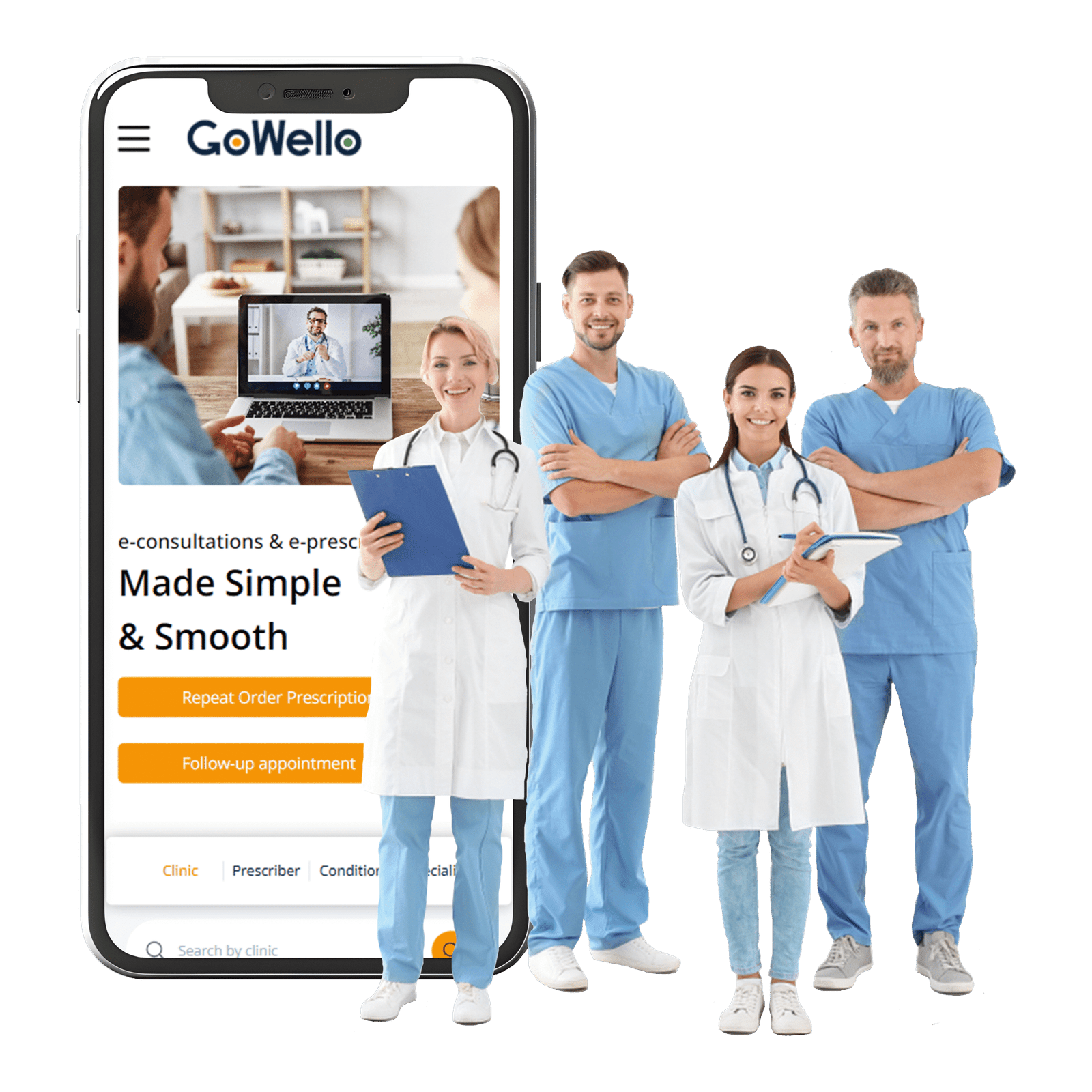 Clinics & HealthCare Professionals Gowello.ai